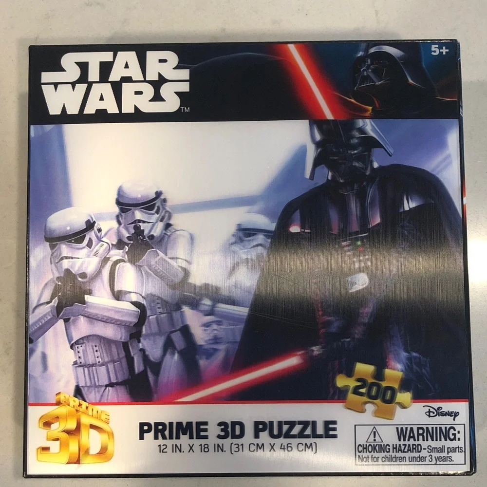 Star Wars 3D Puzzle with Iconic Characters - 200 Pieces